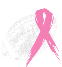 Breast Cancer Pink Ribbon Football Awareness Costume Meaningful Gift Women's V-Neck T-Shirt