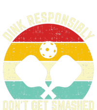 dink responsibly don't get smashed pickleball Kids Hoodie