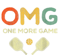 One More Game OMG Retro Pickleball Lover Ball T-Shirt