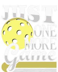 Just One More Game Funny Pickleball Player Drawstring Bag