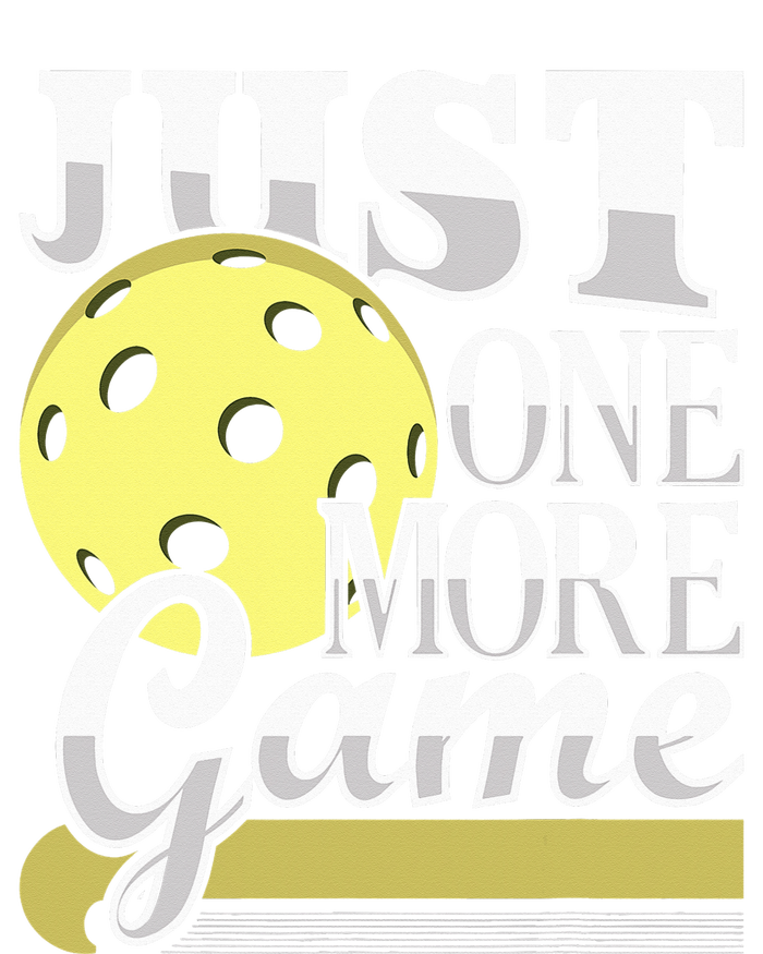 Just One More Game Funny Pickleball Player Drawstring Bag