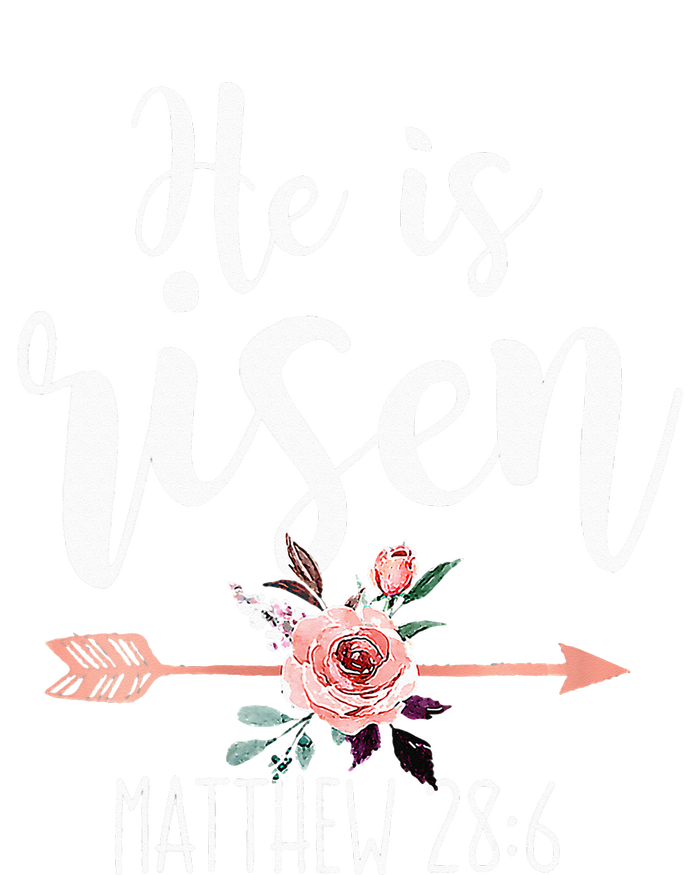 Happy Easter Day He Is Risen Floral T-Shirt