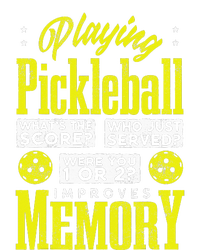 Playing Pickleball Improves Memory Dink Player Women's Fleece Hoodie