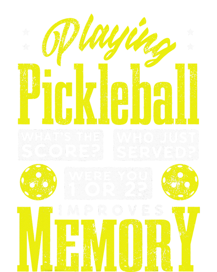 Playing Pickleball Improves Memory Dink Player Women's Fleece Hoodie