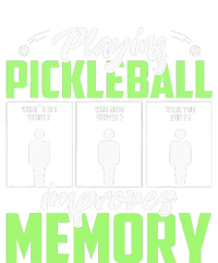 Playing Pickleball Improves Memory Funny Pickleball Dinking Womens Funnel Neck Pullover Hood