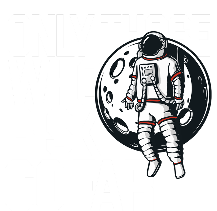 Only Those Who Risk Go Far Astronaut 7 Panel Mesh Trucker Snapback Hat