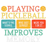 Playing Pickleball Improves Memory retro Pickleball Dinking T-Shirt