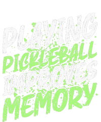 Retro Playing Pickleball Improves Memory Dink Player T-Shirt