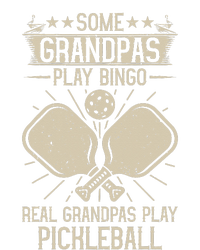 Some Grandpas Play Bingo Real Play Pickleball Pom Pom 12in Knit Beanie