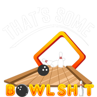 Bowling That Some Bowlshit Women's Knotted Racerback Tank