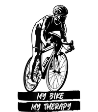 My Road Bike Is My Therapy Bike Riding Cyclist Cycling T-Shirt