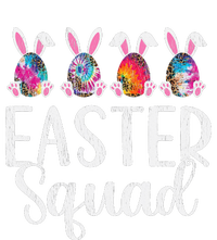 Easter Squad, Funny Egg Bunny Rabbit Rainbow Tie dye Leopard Ladies Long Sleeve Shirt