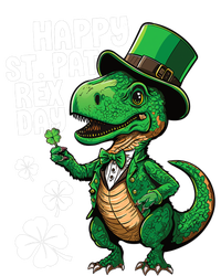 Happy St Pat T-Rex St Patricks Day Dinosaur Leprechaun Funny Flat Bill Trucker Hat