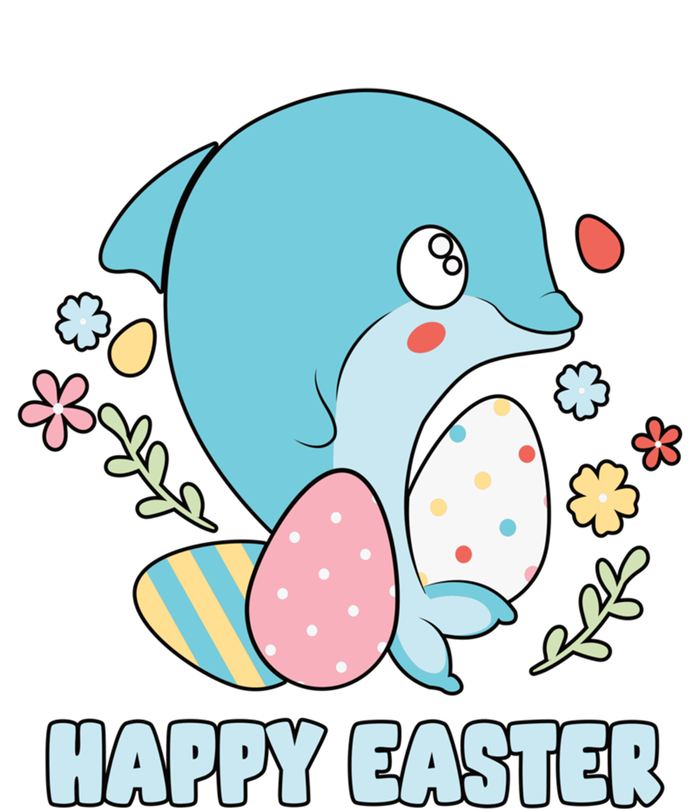 Cute Dolphin Happy Easter Day Egg Hunter Cute Gift T-Shirt