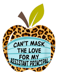 Can't Mask The Love For My Assistant Principal Funny Gift Tie-Dye Long Sleeve Shirt