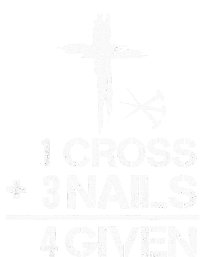 1 Cross 3 Nails Forgiven Christian Easter Gift Striped Beanie with Solid Band