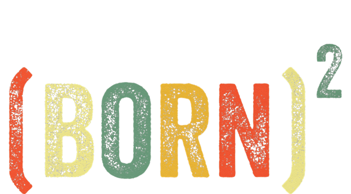 Born Again Christian Easter God Baptism Born Squared (Born)2 Tie Dye Hoodie