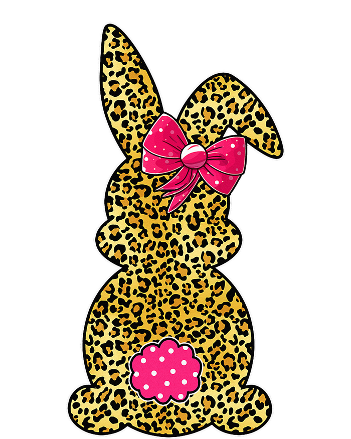 Bunny Easter Leopard Print Rabbit Easter Day Pajama Set