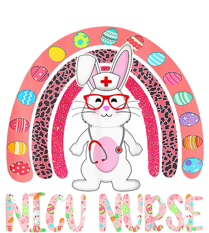 Rainbow NICU Nurse Easter Nurse Floral Bunny Tall Sweatshirt