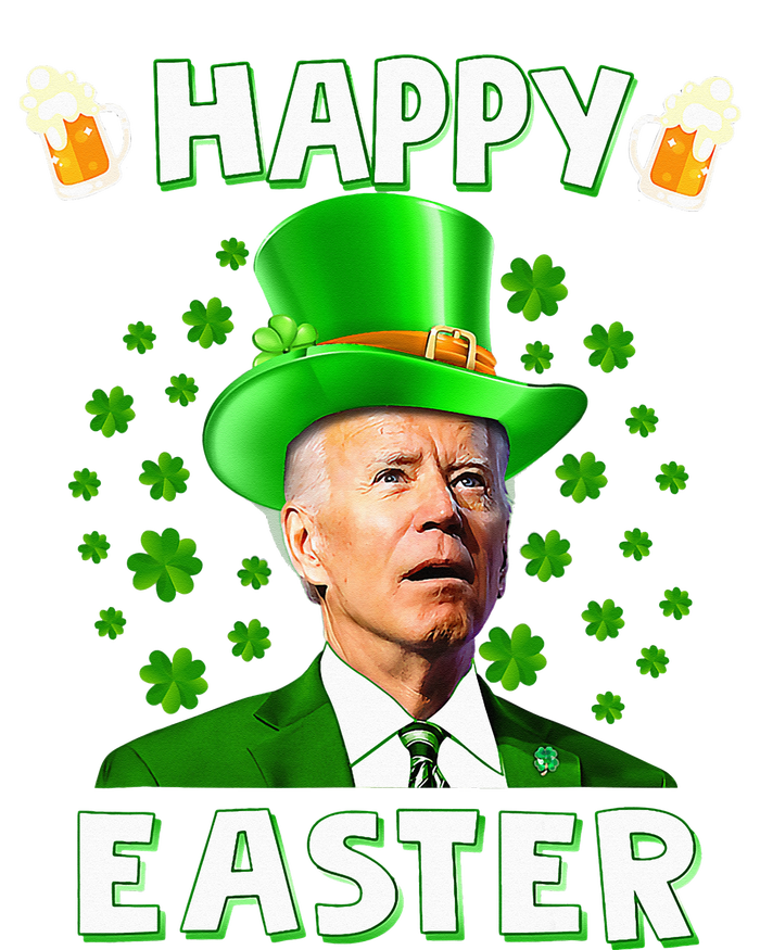 Funny Joe Biden Easter Confused St Patricks Day Performance Fleece Hoodie