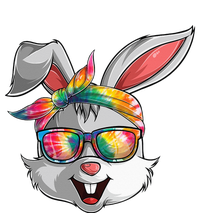 Bunny Face Tie Dye Glasses Easter Day T-Shirt