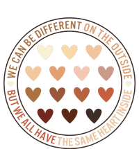 Black Lives Matter Different Outside Same Heart Inside Black Poster