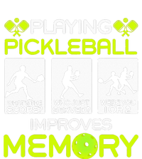 Playing Pickleball Improves Memory Dink Player High Crown Mesh Back Trucker Hat