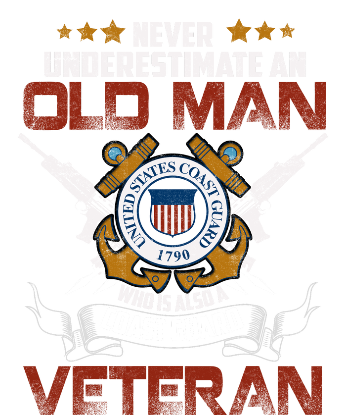 Coast Guard Veteran Never Underestimate Veteran's Day Toddler T-Shirt