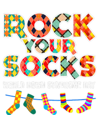 World Down Syndrome Day Rock Your Socks Awareness Women's Racerback Tank