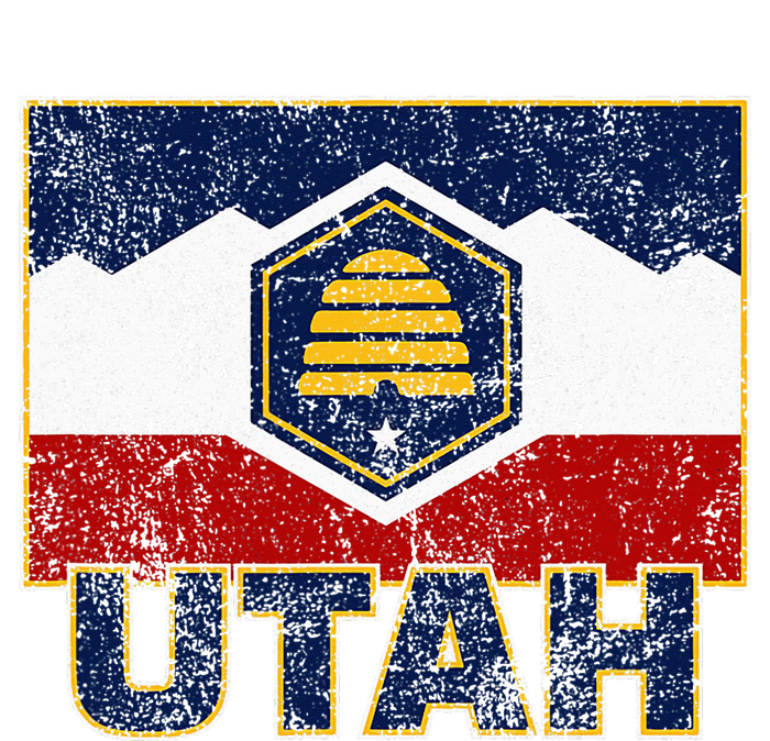 Distressed New Utah Flag T-Shirt