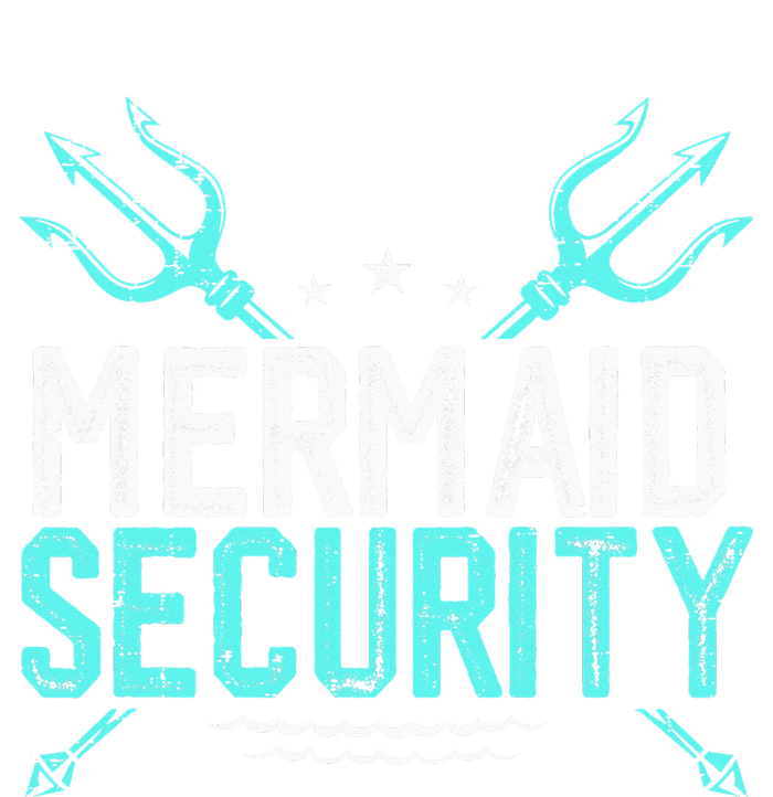 Mermaid Security Mermaid Dad Birthday Merdad Tall Hoodie