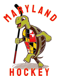 Maryland State Flag Turtle Hockey Baltimore Sports Womens Funnel Neck Pullover Hood