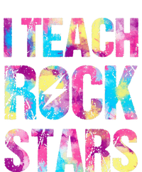 tie dye I Teach Rockstars Funny Music Teacher Drawstring Bag