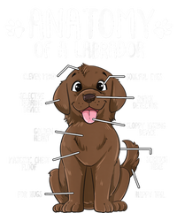 Funny Anatomy Labrador Retriever Chocolate Lab Dog Owner T-Shirt