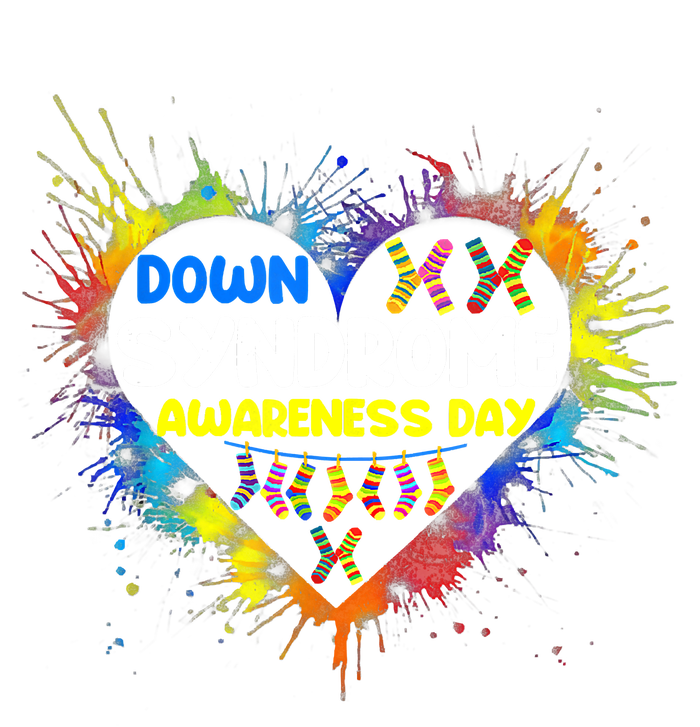 World Down Syndrome Day Awareness Socks 21 March Gifts Garment-Dyed Heavyweight T-Shirt