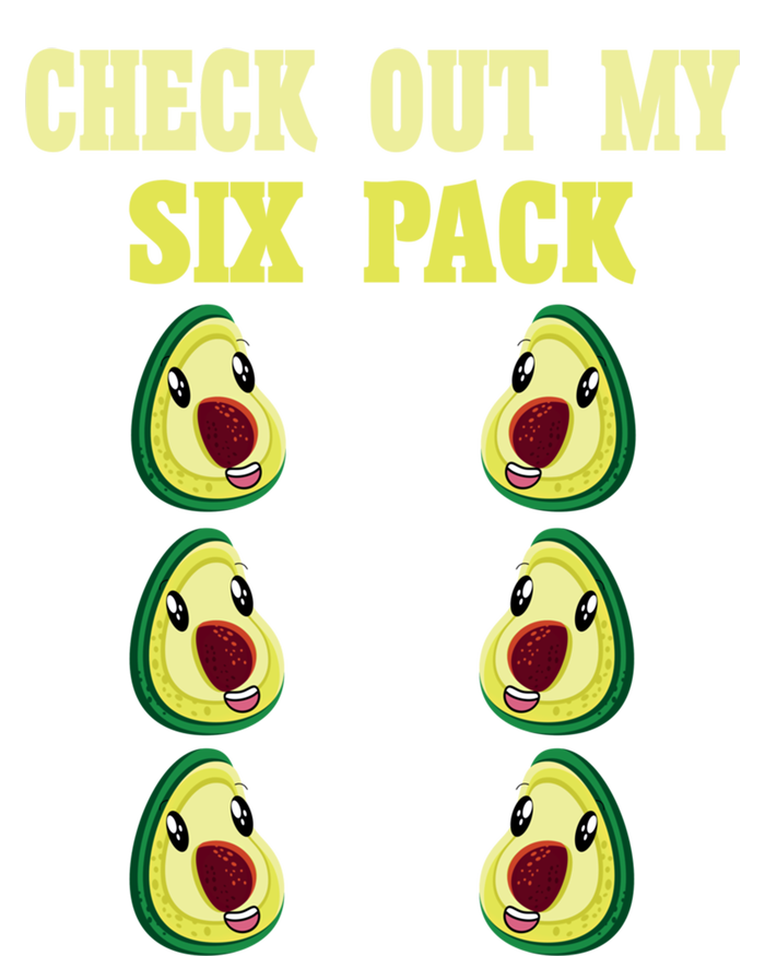 Check Out My Six 6 Pack Avocado Weightlifting 'S 'S Funny Gift T-Shirt