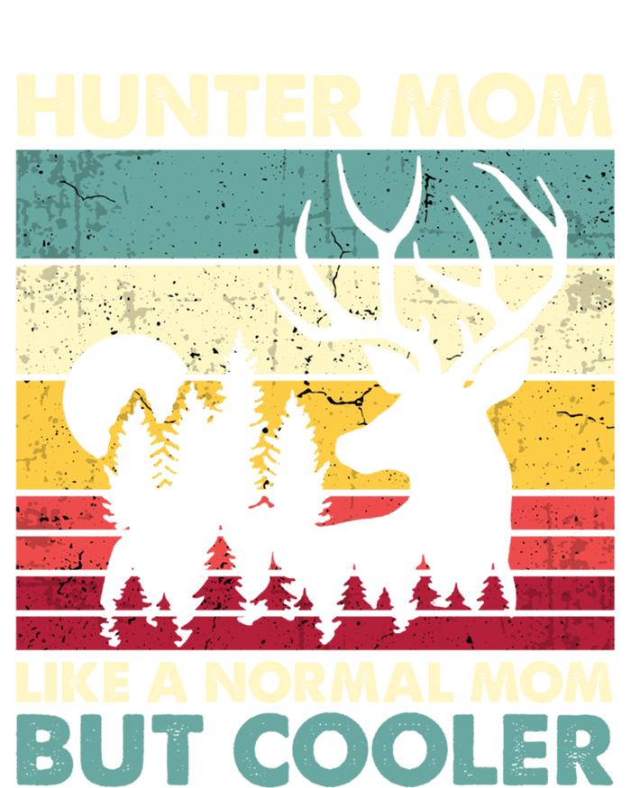 Hunter Mom Like Normal Mom But Cooler Retro Funny Hunting Gift Long Sleeve Shirt