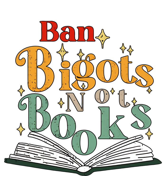 Ban Bigots Not Books Read Banned Books Book Lover Anti Racism Equality Womens Funnel Neck Pullover Hood