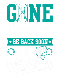 Gone Hunting Be Back Soon To Go Fishing Bass Essential Idea Gift Tie-Dye Long Sleeve Shirt