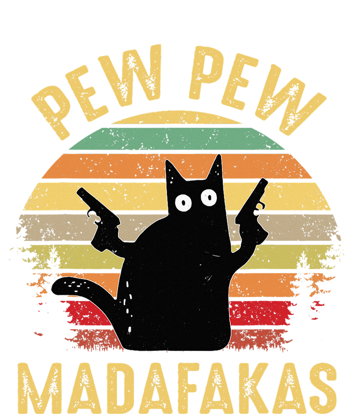 Vintage Cats Pew Pew Madafakas Funny Crazy Cat Lovers Gifts Premium Hoodie