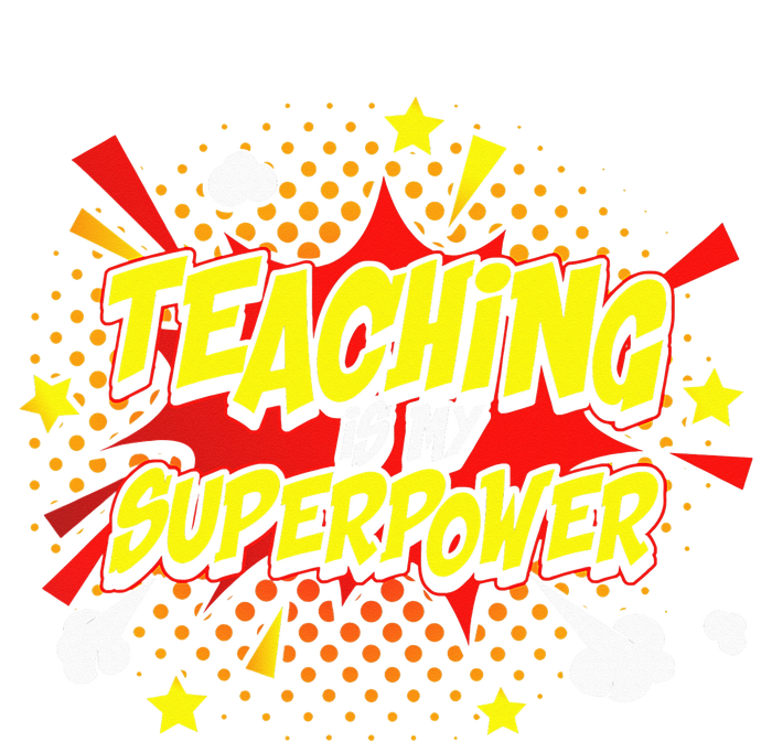 Teaching Is My Superpower Retro Comic Teacher T-Shirt