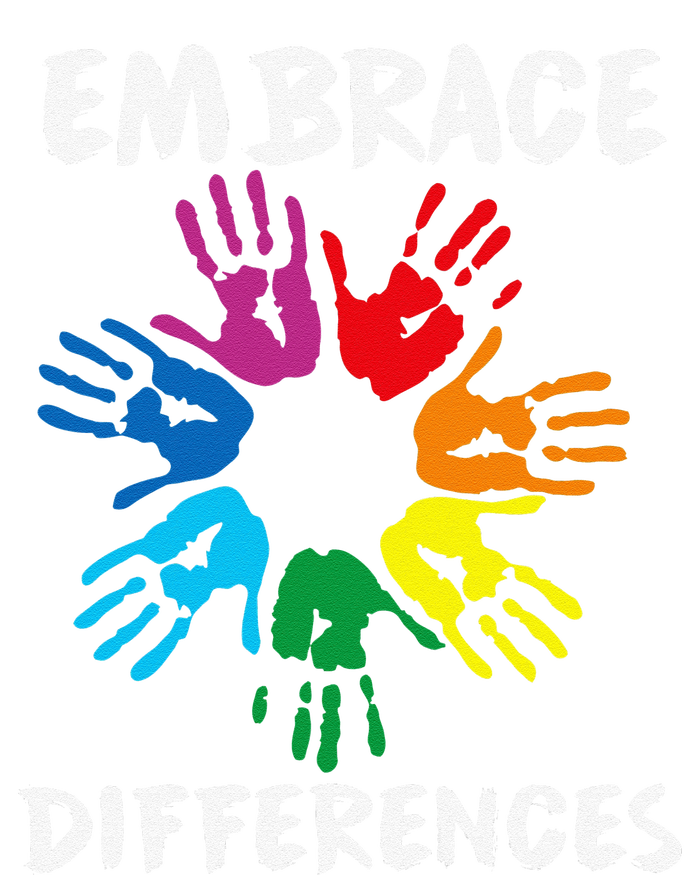 Cute Embrace Differences Autism Awareness T-Shirt