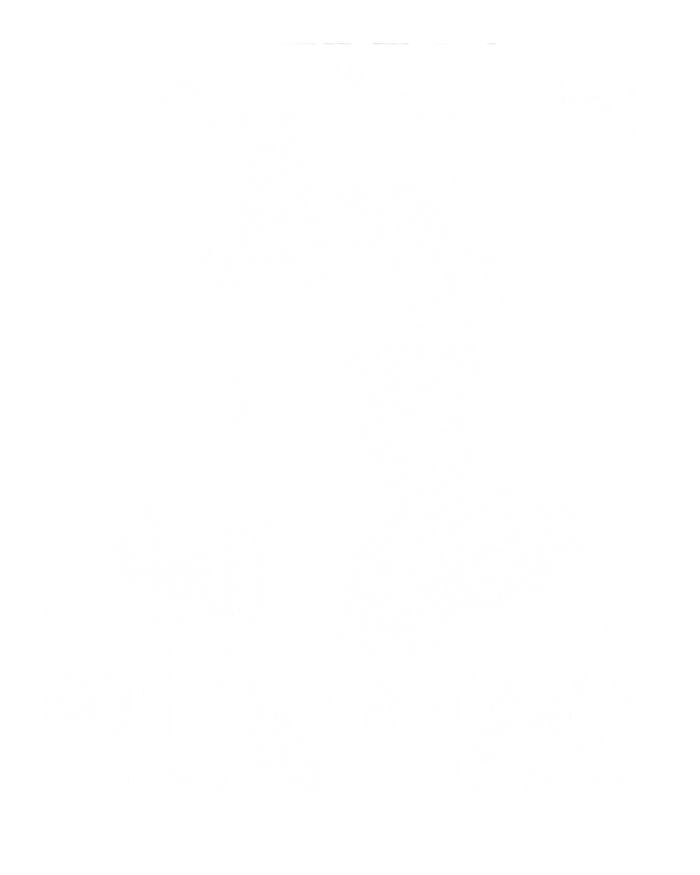 Gone Treasure Hunting Oak Island Funny Retro Metal Detector Gift Bumper Sticker