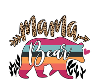 Retro Mama Bear Leopard Gift For Mother's Day T-Shirt