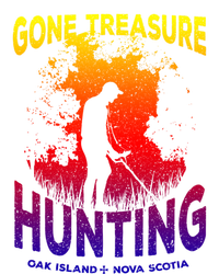 Gone Treasure Hunting Oak Island Funny Retro Metal Detector Cool Gift Bumper Sticker