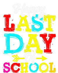 Happy Last Day Of School Graduation Teacher Students High Crown Mesh Back Trucker Hat