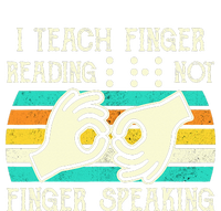 I Teach Fingers Reading Not Fingers Speaking Braille Teacher Women's Flannel Pajama Set