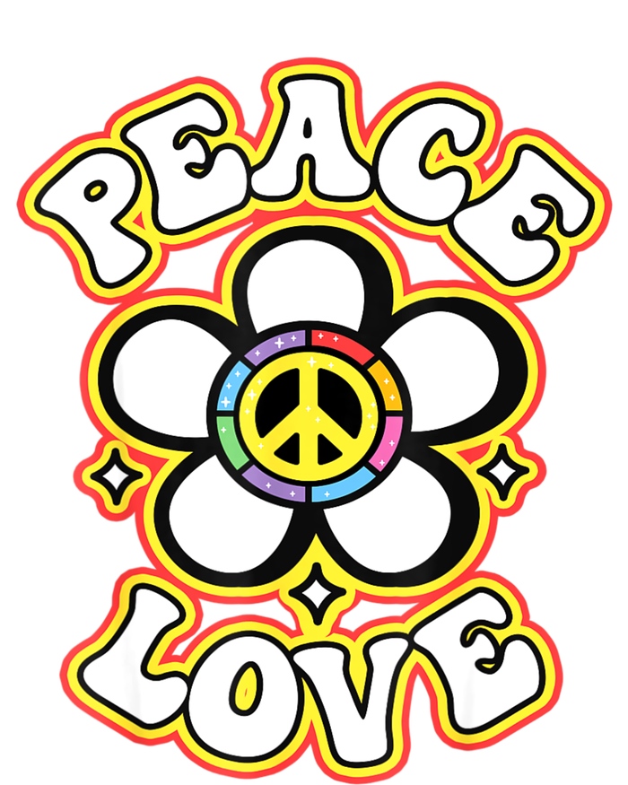 PEACE SIGN LOVE 60s 70s Tie Dye Hippie Costume Sweatshirt