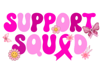 Groovy Pink Warrior Breast Cancer Awareness Support Squad Gift Kids T-Shirt