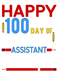 Happy 100th Day Of School Assistant Principal Gift Sustainable Beanie